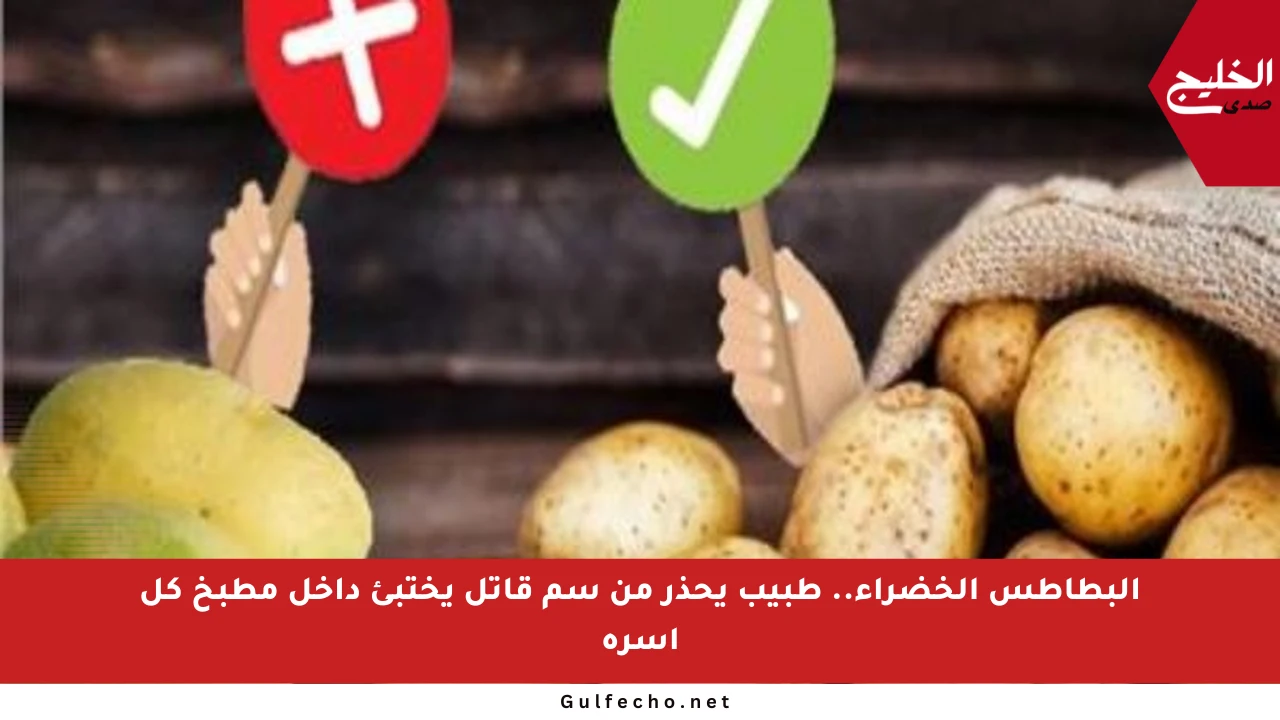 البطاطس الخضراء.. طبيب يحذر من سم قاتل يختبئ داخل مطبخ كل أسرة
